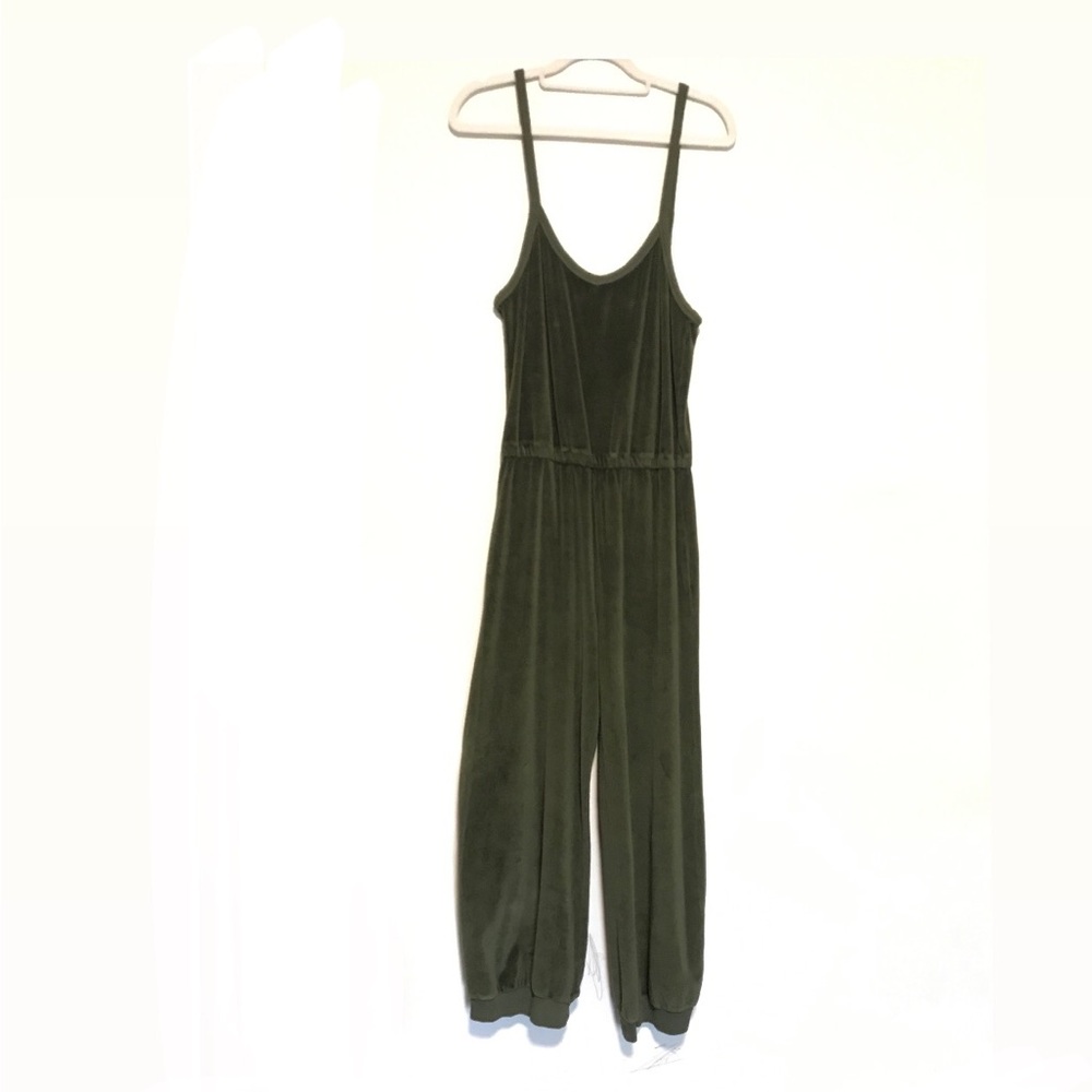 Suzie Kondi velour jumpsuit in Dunmore Green